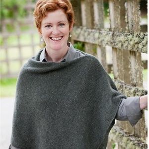 HandKnit Poncho created by hand